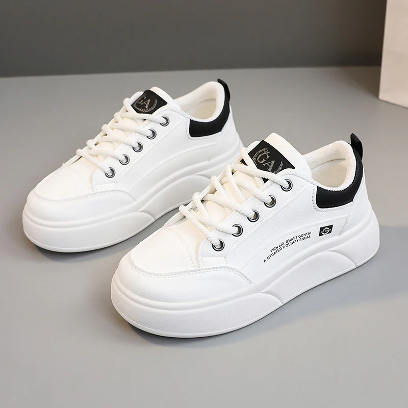 Damen modische Plateau-Sneaker mit rutschfester Sohle und dämpfendem Fußbett Heidi Mode - Image 7