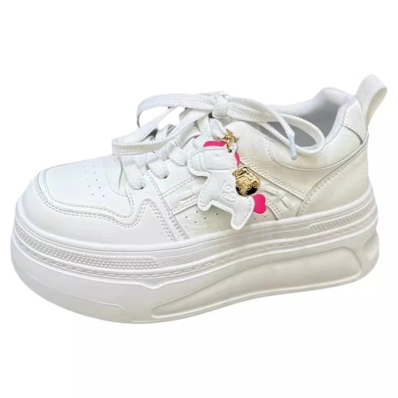 Damen modische Plateau-Sneaker mit verziertem Schnürsystem und komfortabler Dämpfung Heidi Mode - Image 5
