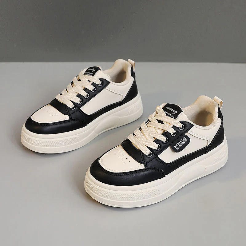 Damen modische Plateau-Sneaker mit zeitgemäßem Design und gepolsterter Sohle Heidi Mode - Image 6
