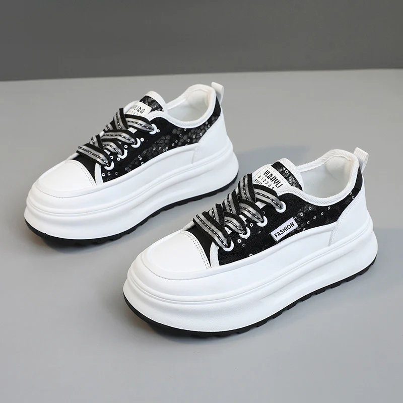 Damen modische Plateau Sneakers mit atmungsaktiver Mesh-Oberfläche und komfortabler Dämpfung Heidi Mode - Image 6