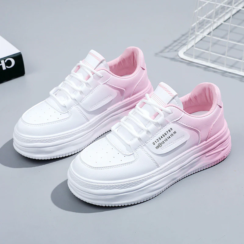 Damen modische Plateau Sneakers mit coolen Akzenten und atmungsaktiven Eigenschaften Heidi Mode - Image 7