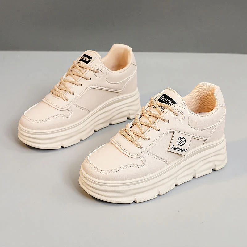 Damen modische Plateau Sneakers mit effektiver Dämpfung und hochwertiger Oberflächenstruktur Heidi Mode - Image 6