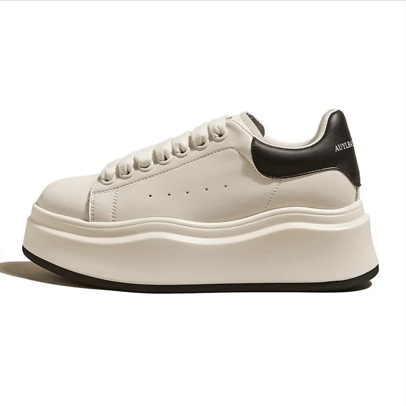 Damen Modische Plateau Sneakers mit elastischen Schnürsenkeln und trendiger Silhouette Heidi Mode - Image 5