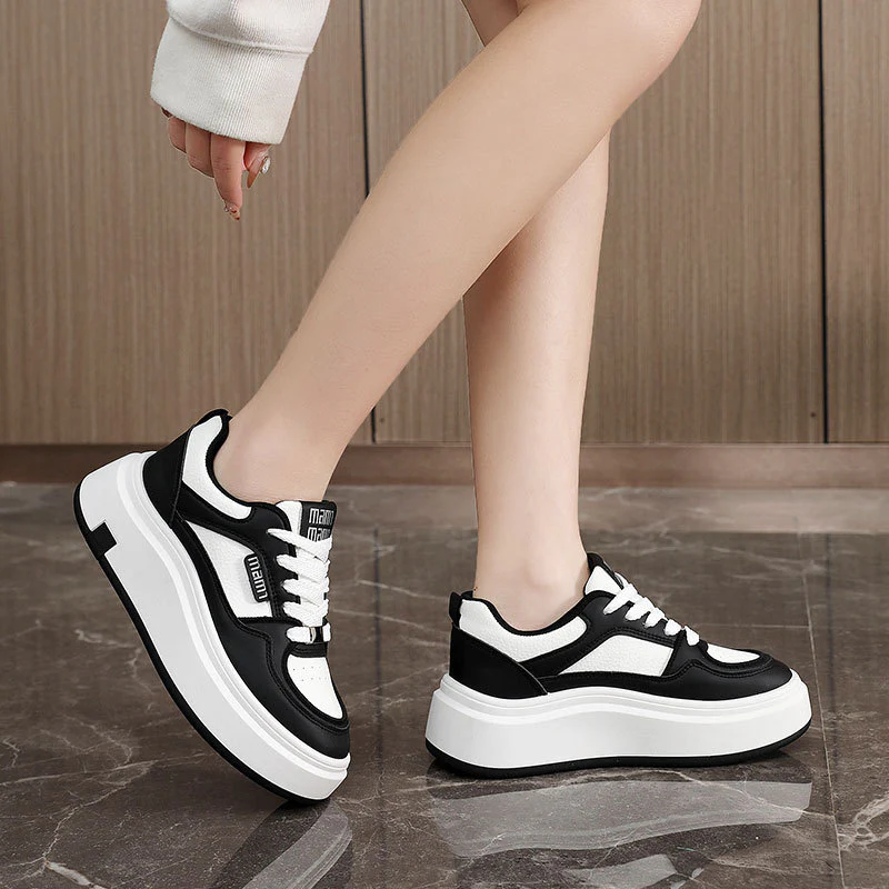 Damen modische Plateau Sneakers mit ergonomischer Dämpfung und trendigem Design Heidi Mode - Image 3