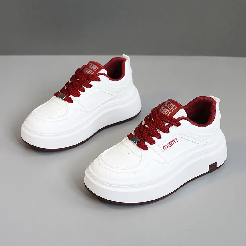 Damen modische Plateau Sneakers mit ergonomischer Dämpfung und trendigem Design Heidi Mode - Image 6