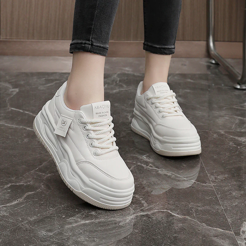 Damen modische Plateau Sneakers mit federleichter Dämpfung und ergonomischem Design Heidi Mode - Image 3