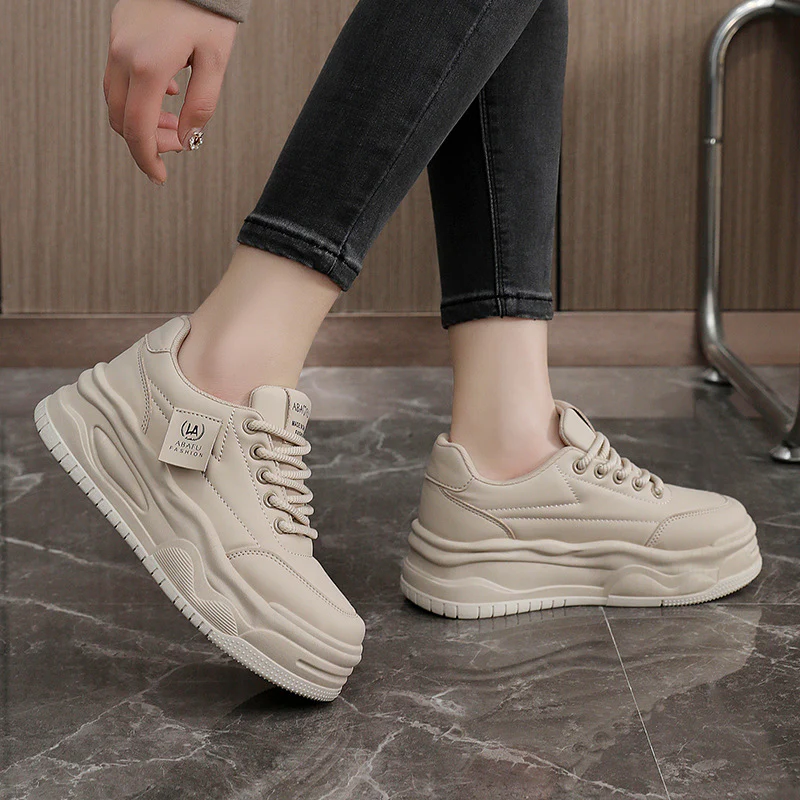Damen modische Plateau Sneakers mit federleichter Dämpfung und ergonomischem Design Heidi Mode - Image 4