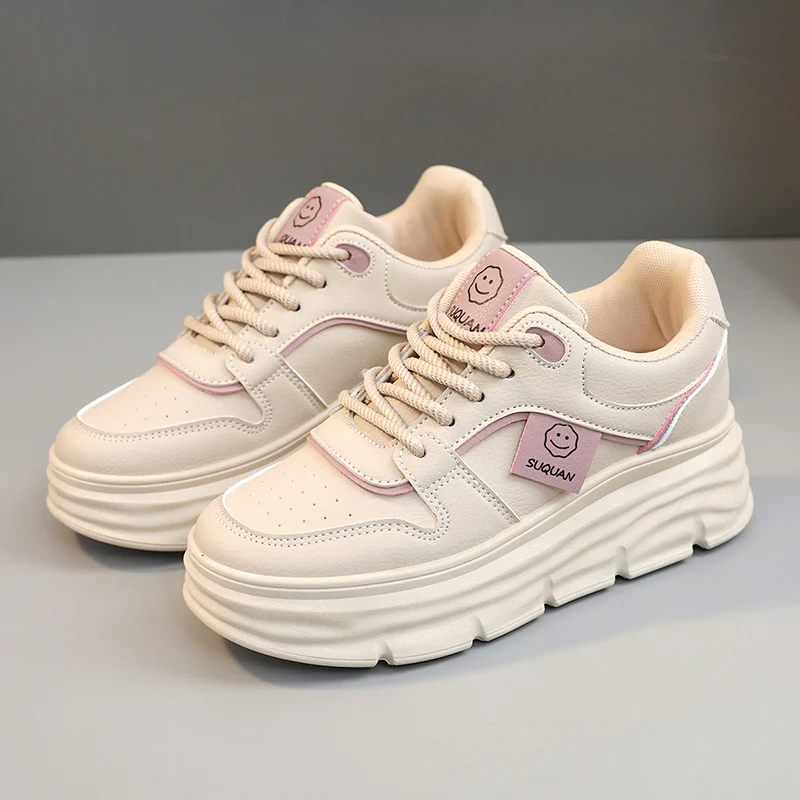 Damen modische Plateau Sneakers mit gepolsterter Sohle und ergonomischer Dämpfung Heidi Mode - Image 7