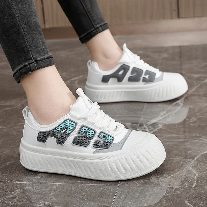 Damen modische Plateau Sneakers mit innovativem Design und stoßdämpfendem Profil Heidi Mode - Image 4