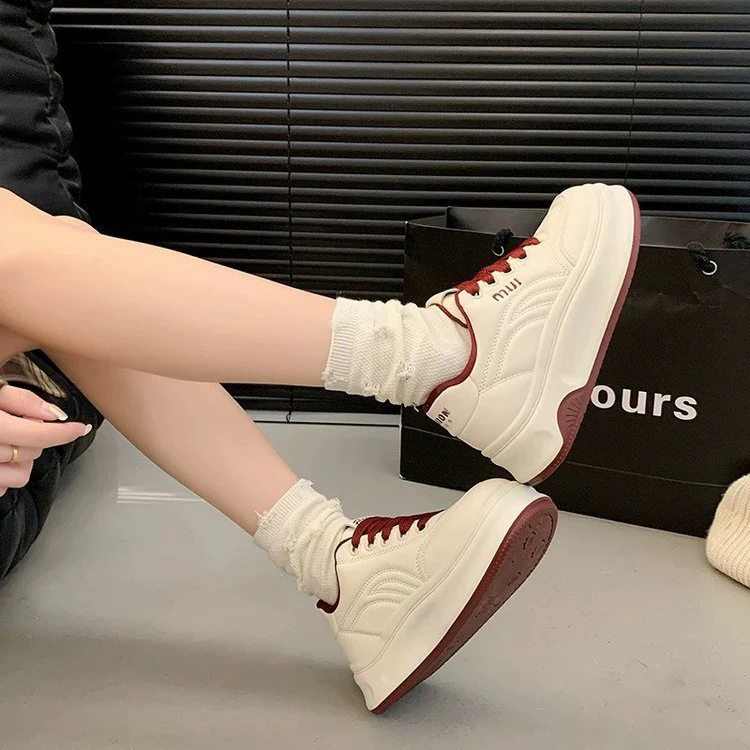 Damen Modische Plateau Sneakers mit komfortabler Dämpfung Heidi Mode - Image 4