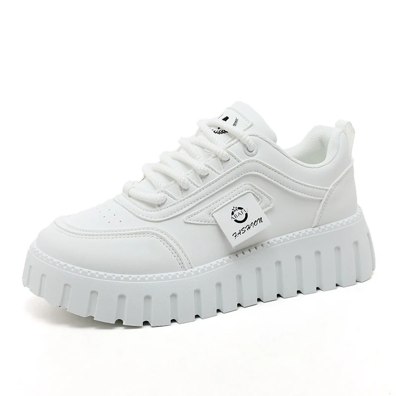 Damen modische Plateau Sneakers mit rutschfester Sohle und atmungsaktivem Obermaterial Heidi Mode - Image 5