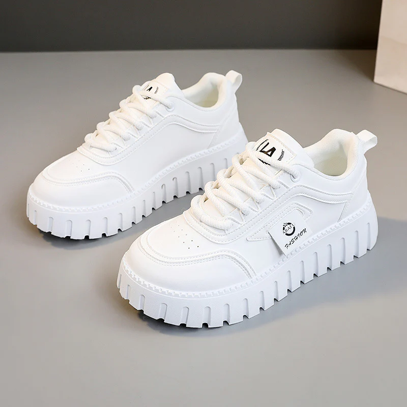 Damen modische Plateau Sneakers mit rutschfester Sohle und atmungsaktivem Obermaterial Heidi Mode - Image 7