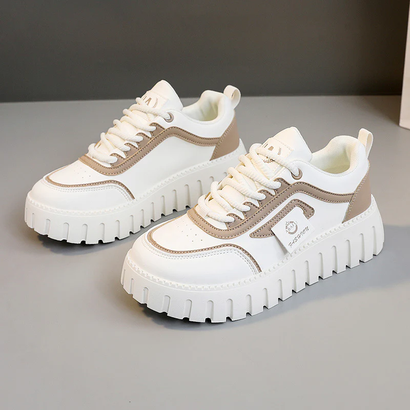 Damen modische Plateau Sneakers mit rutschfester Sohle und atmungsaktivem Obermaterial Heidi Mode - Image 8