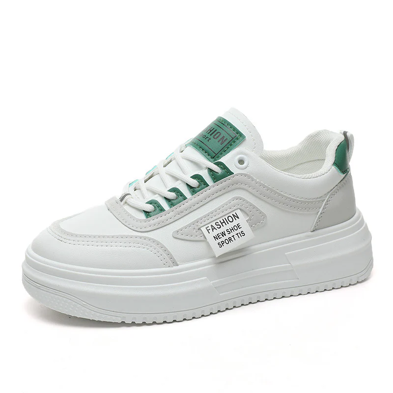 Damen modische Plateau Sneakers mit sportlicher Profilsohle und atmungsaktiver Konstruktion Heidi Mode - Image 5