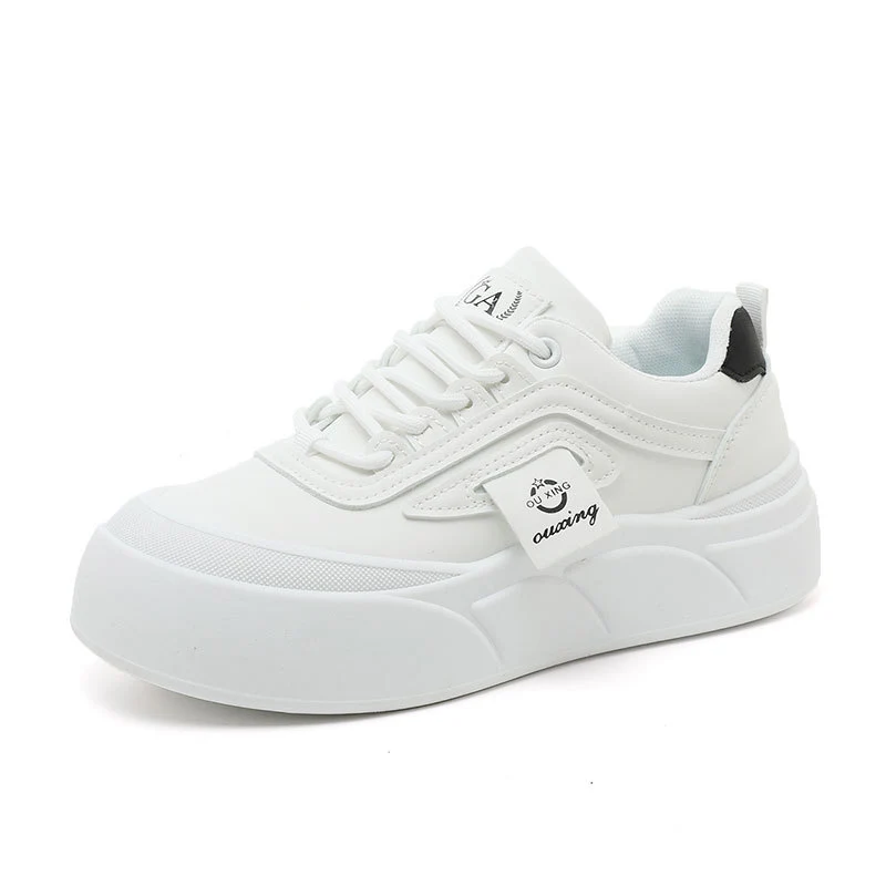 Damen modische Plateau Sneakers mit Sportprofil und atmungsaktivem Obermaterial Heidi Mode - Image 2