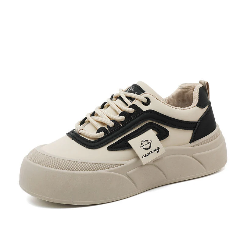 Damen modische Plateau Sneakers mit Sportprofil und atmungsaktivem Obermaterial Heidi Mode - Image 5