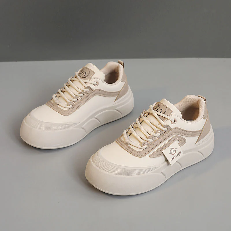 Damen modische Plateau Sneakers mit Sportprofil und atmungsaktivem Obermaterial Heidi Mode - Image 8