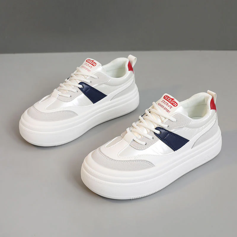 Damen modische Plateau Sneakers mit stabiler Laufsohle und atmungsaktivem Obermaterial Heidi Mode - Image 2