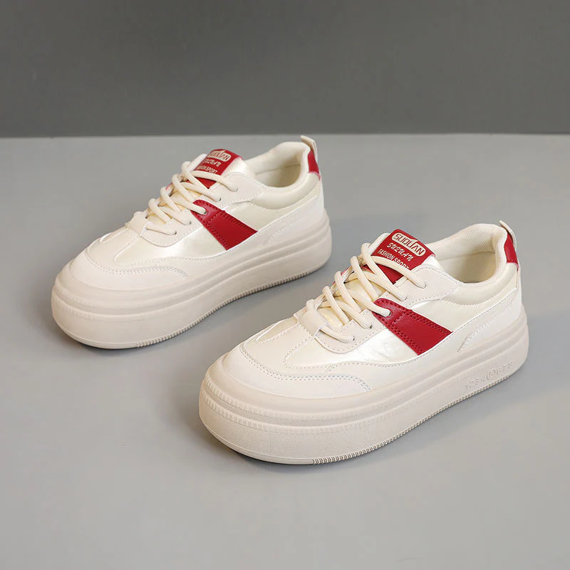 Damen modische Plateau Sneakers mit stabiler Laufsohle und atmungsaktivem Obermaterial Heidi Mode - Image 7