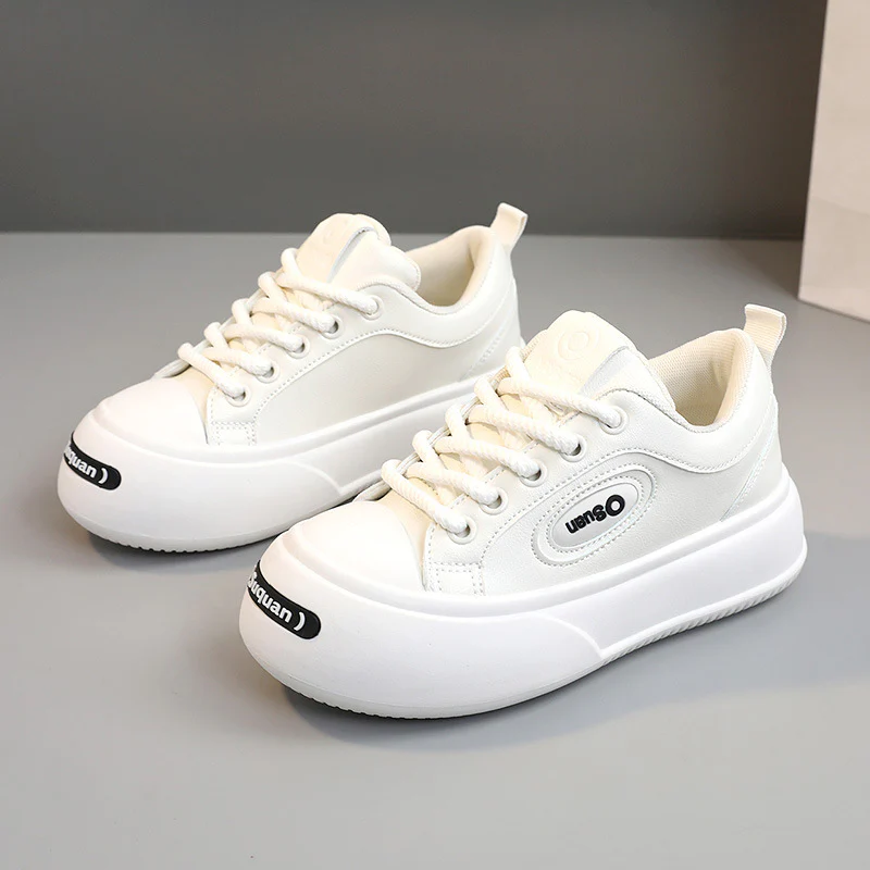 Damen modische Plateau Sneakers mit verstärktem Sohlenprofil und atmungsaktiven Materialien Heidi Mode - Image 6