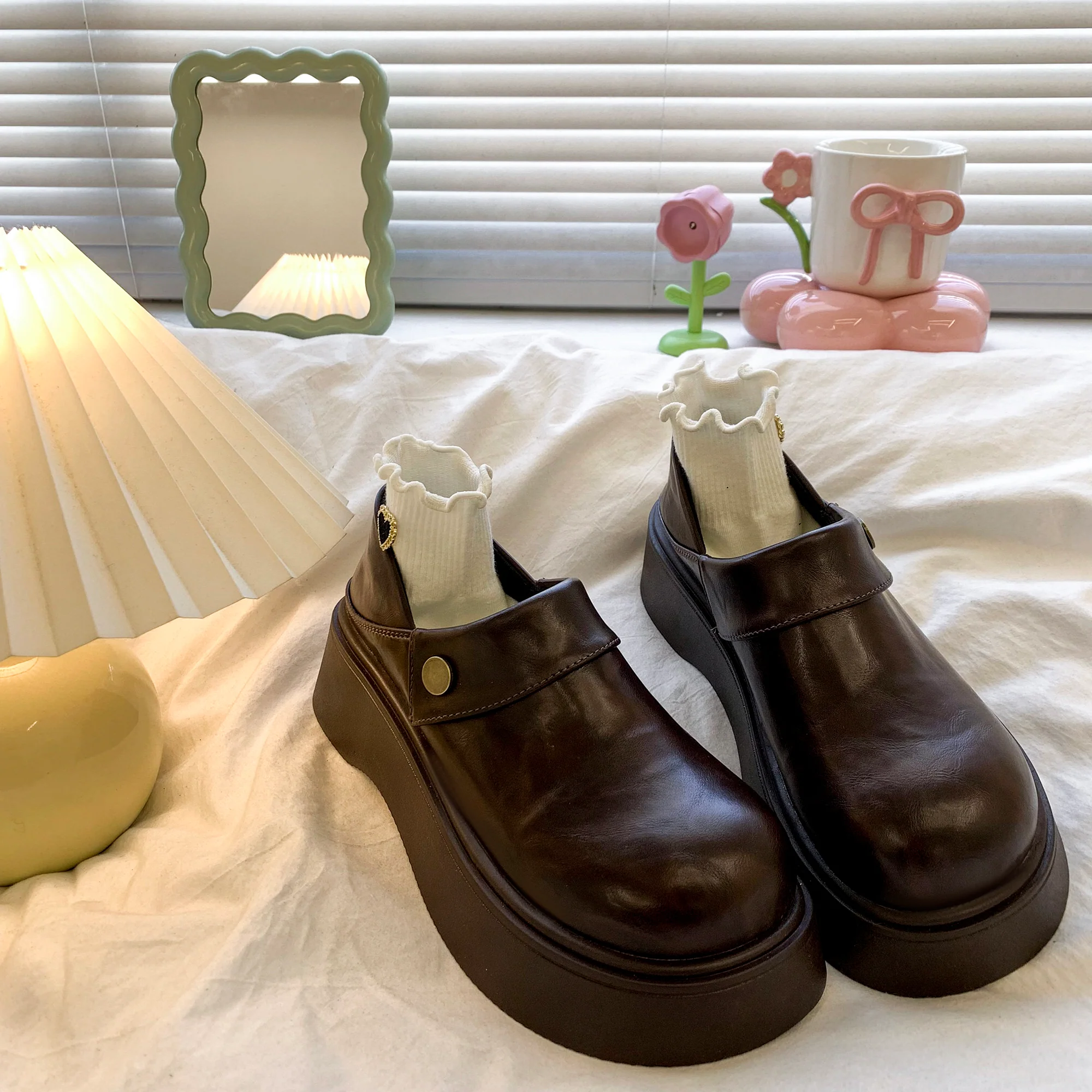 Damen modische Plateauschuhe mit elegantem Riemen und hervorragendem Tragekomfort Heidi Mode - Image 3