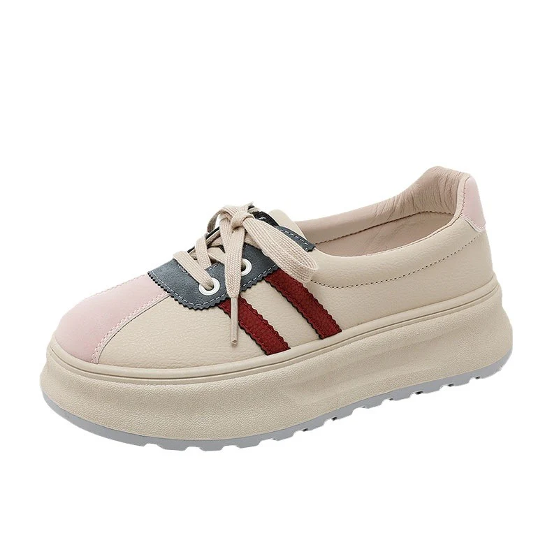 Damen modische Plateauschuhe mit metallic Details und rutschfester Sohle Heidi Mode - Image 5