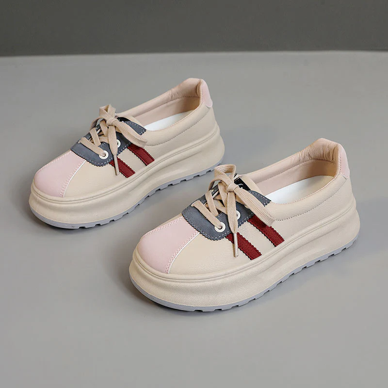 Damen modische Plateauschuhe mit metallic Details und rutschfester Sohle Heidi Mode - Image 8
