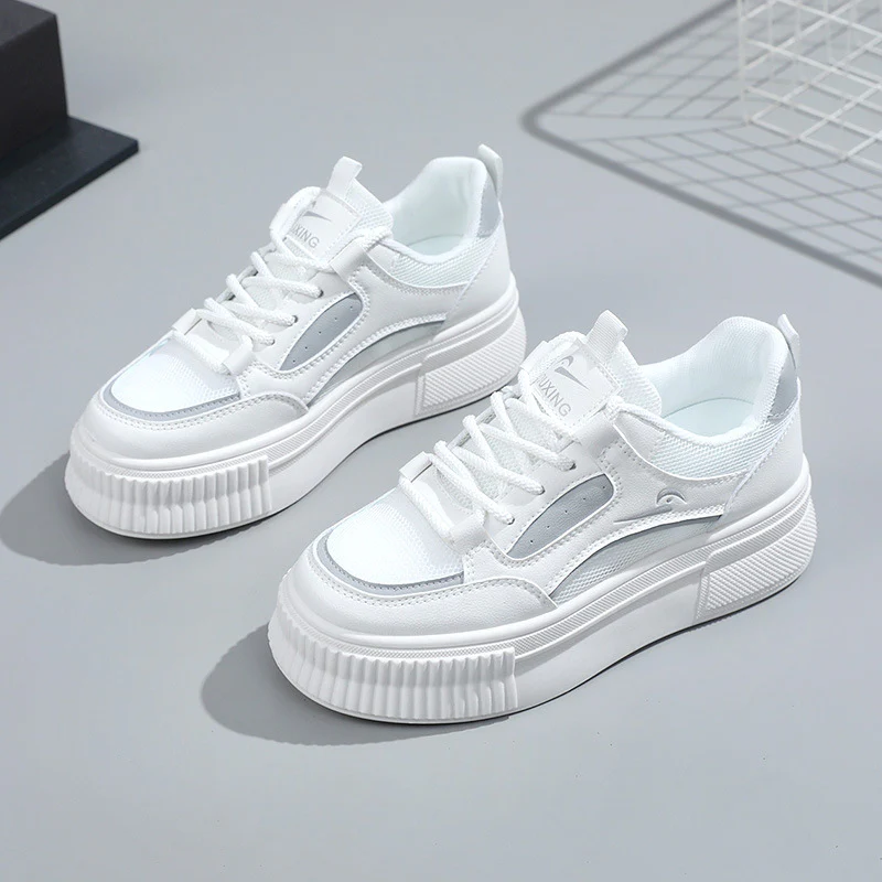 Damen modische Plateausneaker mit atmungsaktiver Oberflächenstruktur Heidi Mode - Image 2