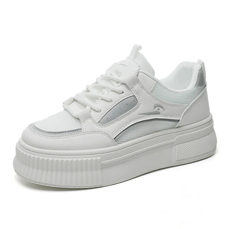 Damen modische Plateausneaker mit atmungsaktiver Oberflächenstruktur Heidi Mode - Image 5