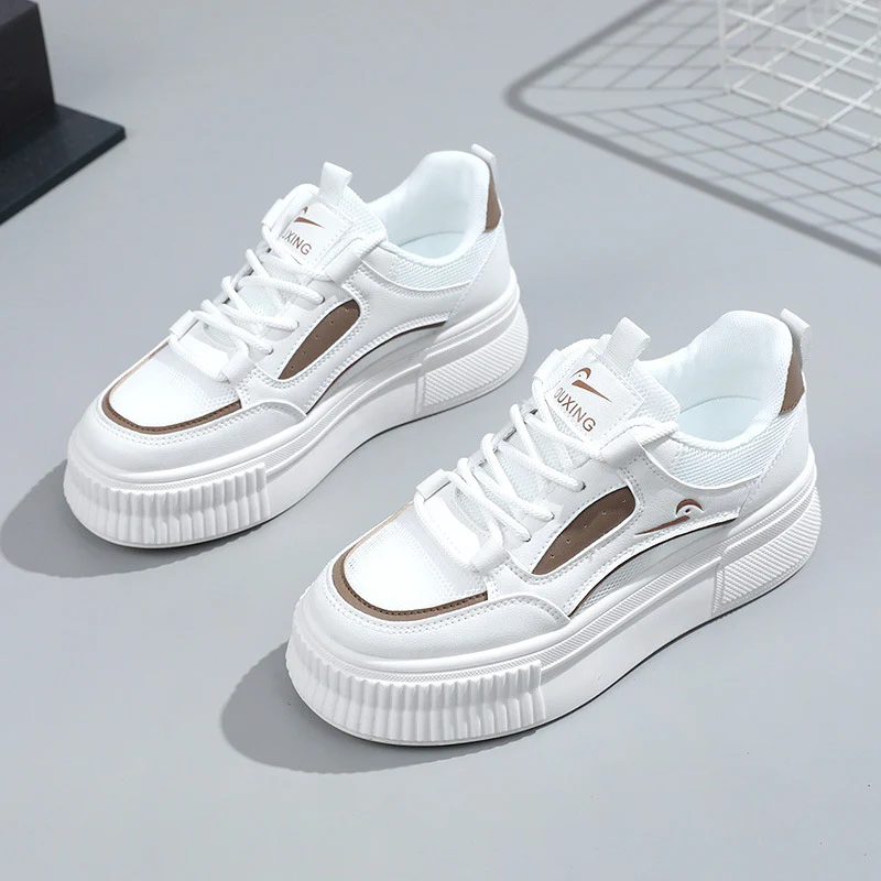 Damen modische Plateausneaker mit atmungsaktiver Oberflächenstruktur Heidi Mode - Image 6