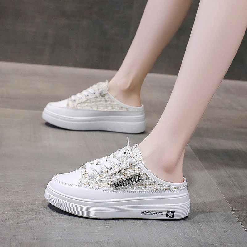 Damen modische Plateausneaker mit eleganter texturierten Oberflächenstruktur Heidi Mode - Image 6