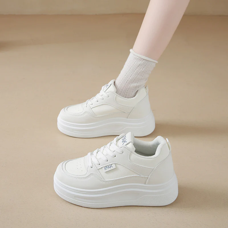Damen modische Plateausneaker mit gepolsterter Sohle und atmungsaktivem Obermaterial Heidi Mode - Image 3