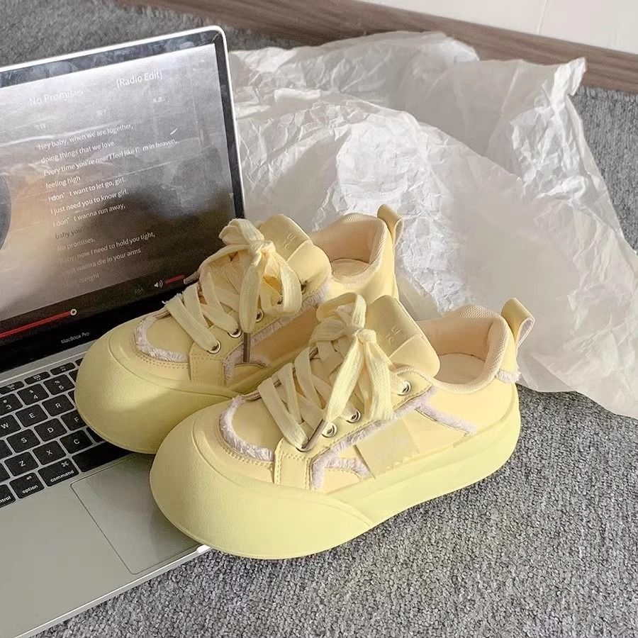 Damen Modische Plateausneaker mit lässigem Design und komfortabler Dämpfung Heidi Mode - Image 3