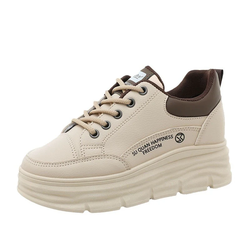 Damen modische Plateausneaker mit verstärktem Sohlenprofil und atmungsaktiver Oberflächenstruktur Heidi Mode - Image 5