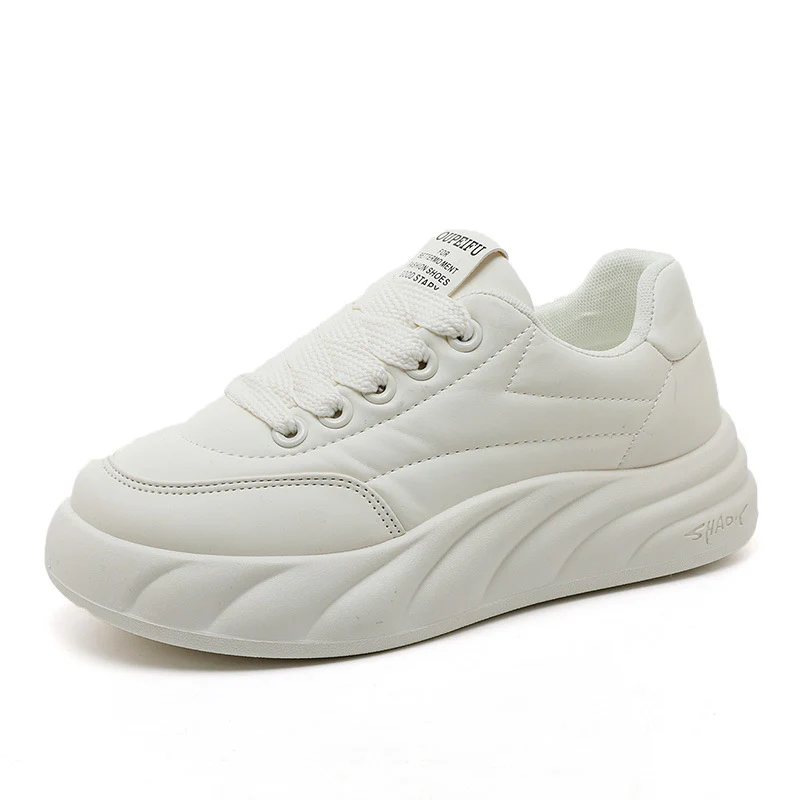 Damen modische Plateausneakers mit ergonomischer Dämpfung und atmungsaktiver Oberflächenstruktur Heidi Mode - Image 5