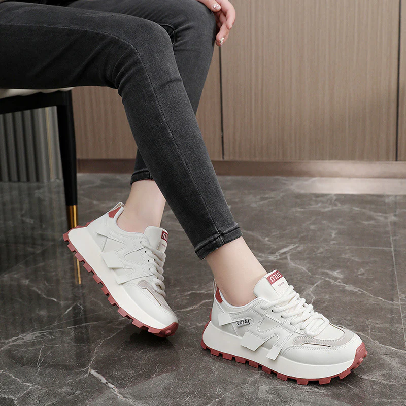 Damen modische Plateausneakers mit robustem Sohlenprofil Heidi Mode - Image 3