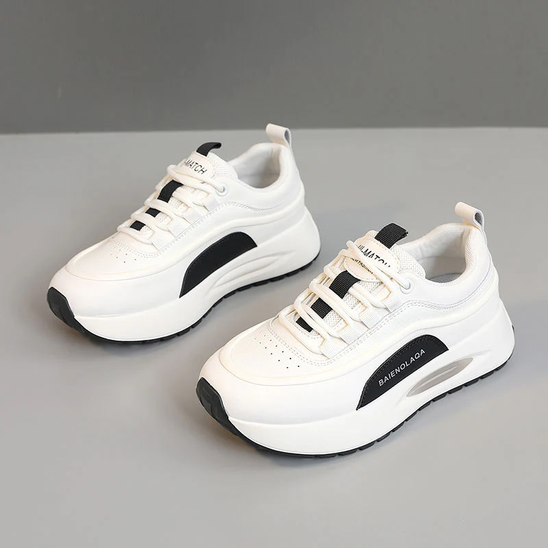 Damen Modische Plattform-Sneaker mit optimaler Dämpfung und atmungsaktiver Obermaterialstruktur Heidi Mode - Image 7