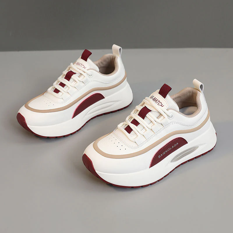 Damen Modische Plattform-Sneaker mit optimaler Dämpfung und atmungsaktiver Obermaterialstruktur Heidi Mode - Image 8