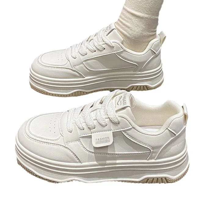 Damen modische Plattform-Sneaker mit verstärktem Fersenbereich und trendigem Design Heidi Mode - Image 5