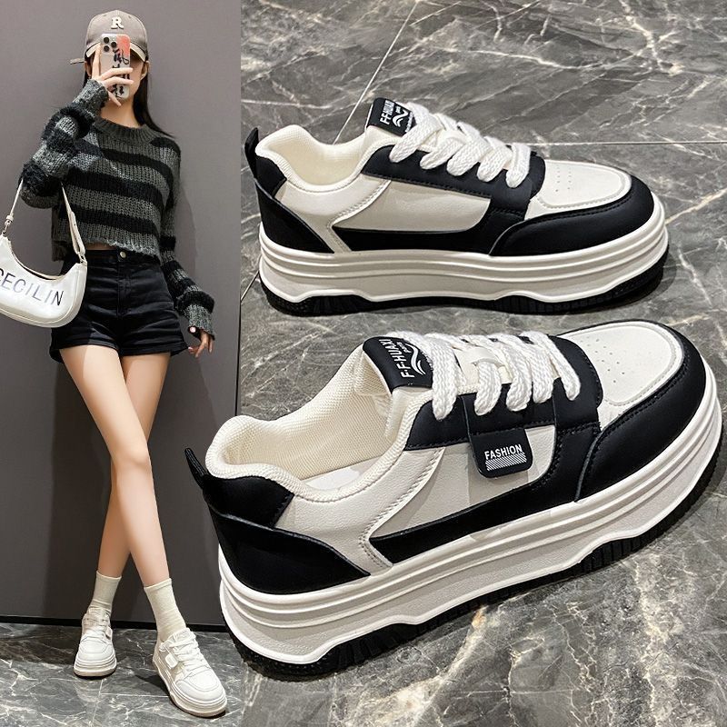 Damen modische Plattform-Sneaker mit verstärktem Fersenbereich und trendigem Design Heidi Mode - Image 6