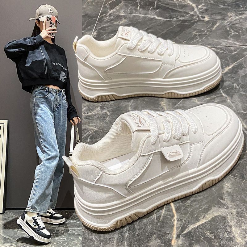 Damen modische Plattform-Sneaker mit verstärktem Fersenbereich und trendigem Design Heidi Mode - Image 7