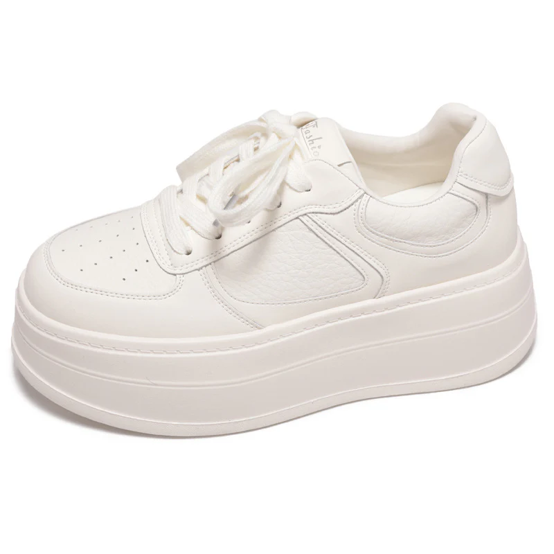 Damen modische Plattform Sneakers mit atmungsaktiver Oberflächenstruktur Heidi Mode - Image 5