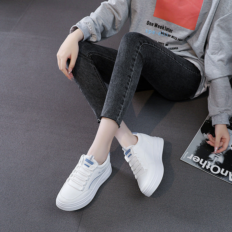Damen modische Plattform Sneakers mit dämpfendem Sohlenprofil und atmungsaktiver Obermaterialstruktur Heidi Mode - Image 4
