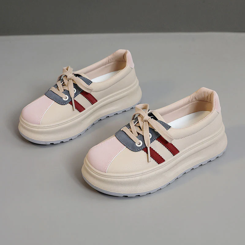 Damen modische Plattform Sneakers mit trendigem Metallic-Design Heidi Mode - Image 8