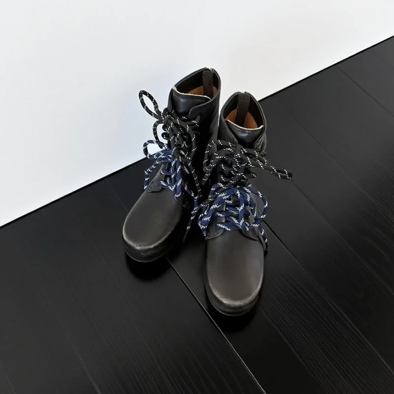 Damen Modische Schnürboots mit innovativen Zierkordeln Heidi Mode - Image 7