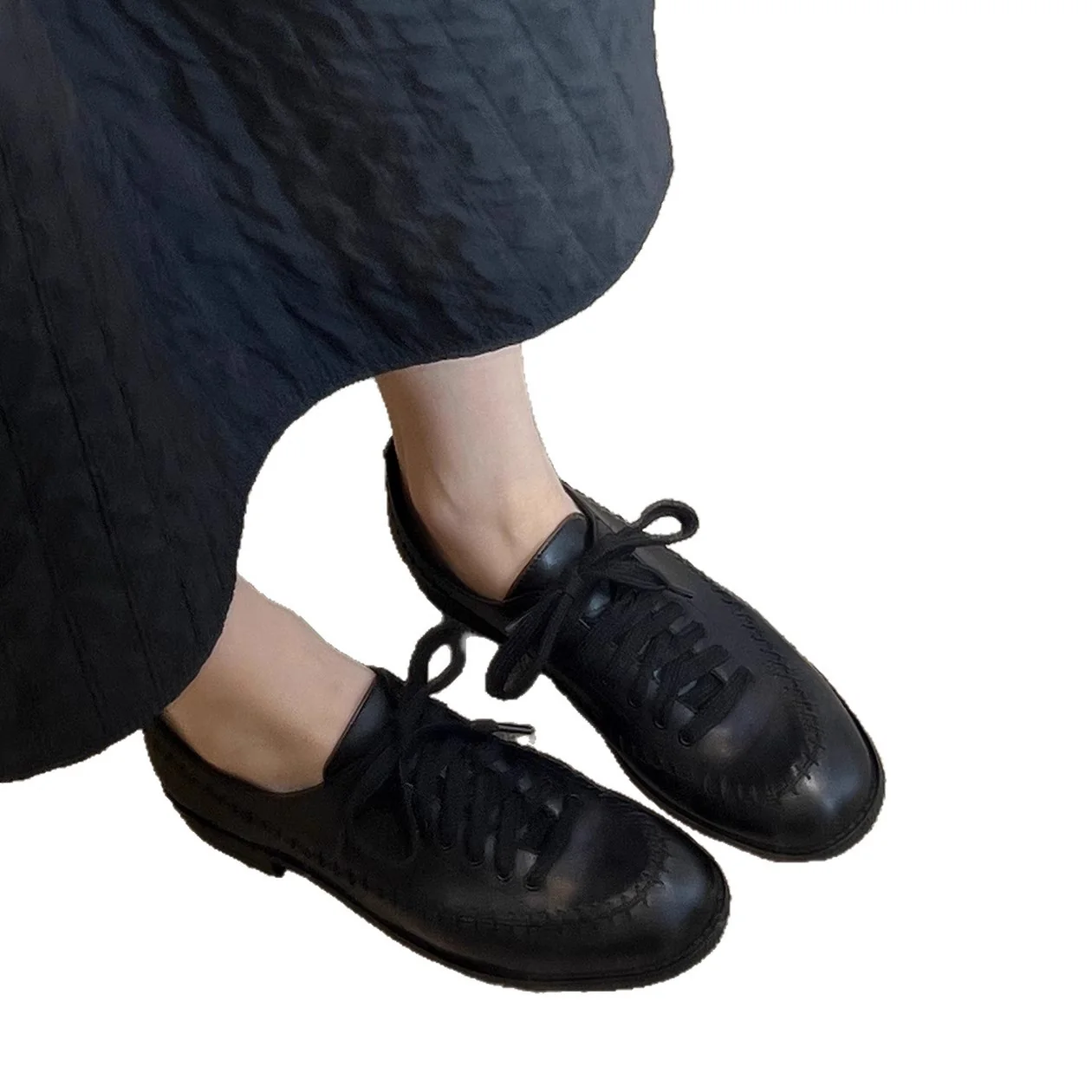 Damen modische Schnürschuhe mit feiner Lederverarbeitung und stilvollen Akzenten Heidi Mode - Image 5