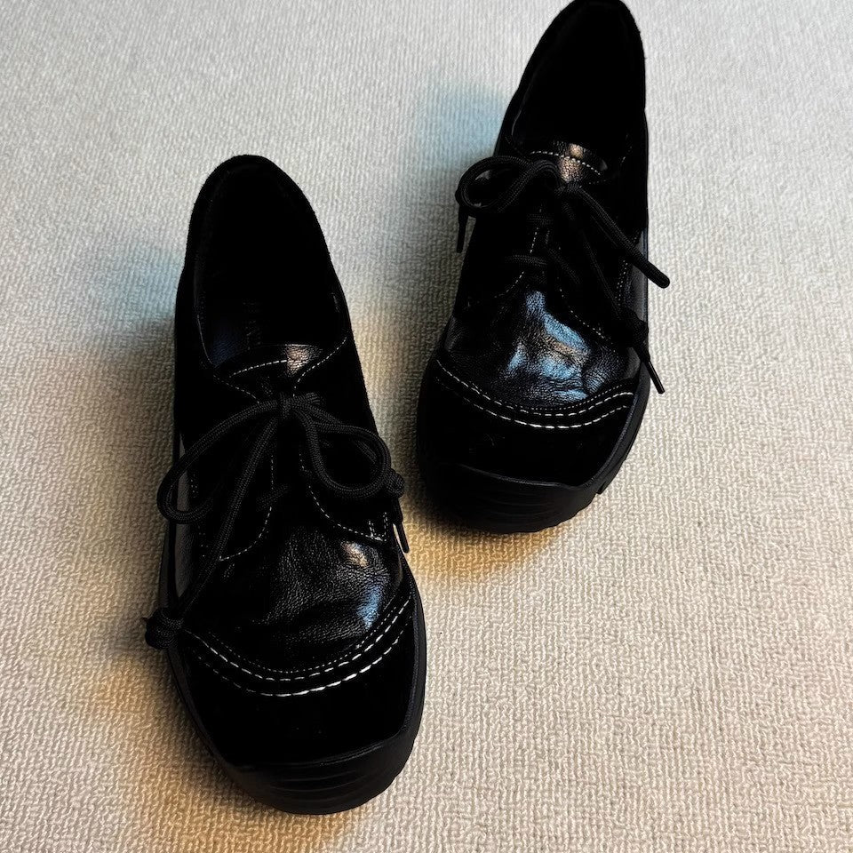 Damen modische Schnürschuhe mit hochwertiger Lederverarbeitung und bequemer Sohle Heidi Mode - Image 4