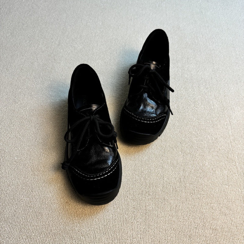 Damen modische Schnürschuhe mit hochwertiger Lederverarbeitung und bequemer Sohle Heidi Mode - Image 6