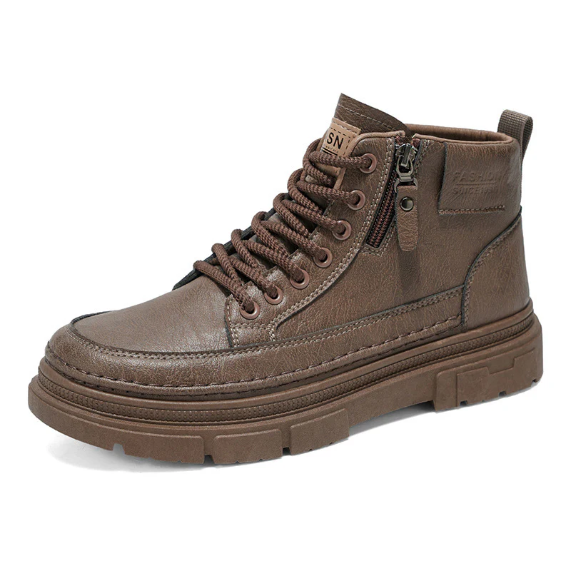 Damen modische Schnürstiefel mit Reißverschluss Heidi Mode - Image 5