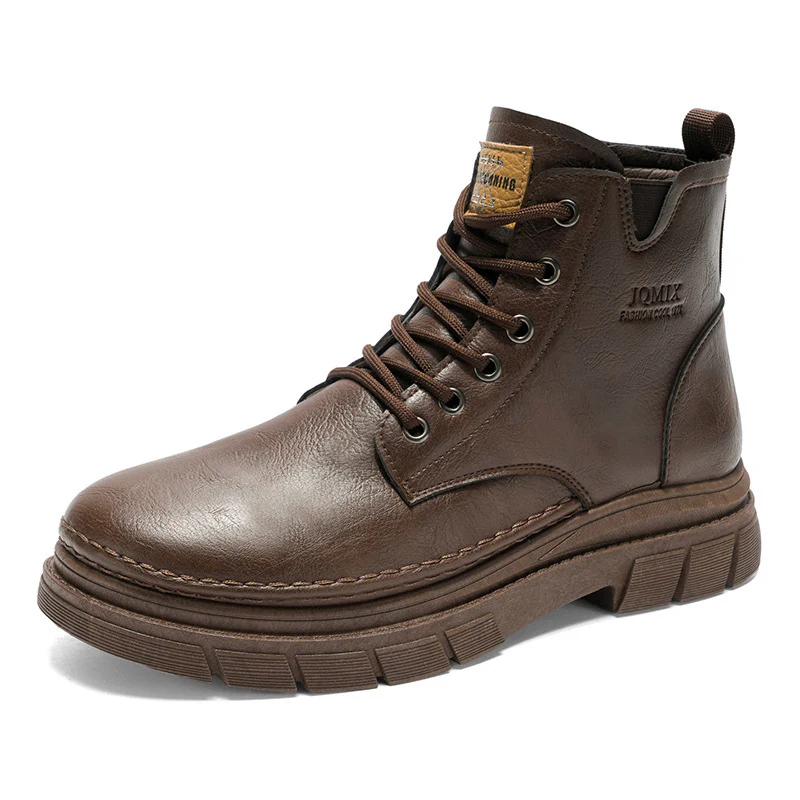 Damen Modische Schnürstiefel mit robustem Sohlenprofil und warmem Innenfutter Heidi Mode - Image 5